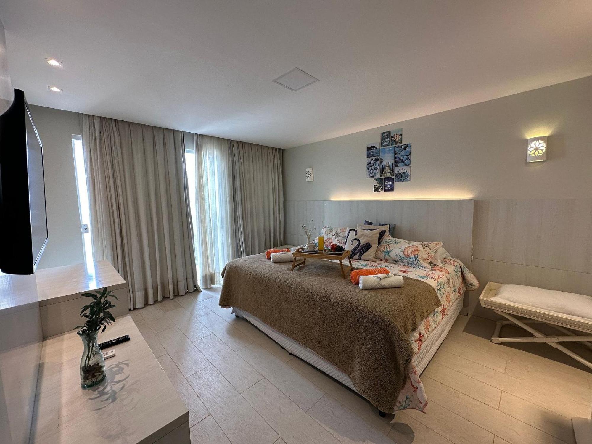 Terramaris - Aptos Vista Mar, Pe Na Areia, Vizinho Ao B Park أكويراز المظهر الخارجي الصورة