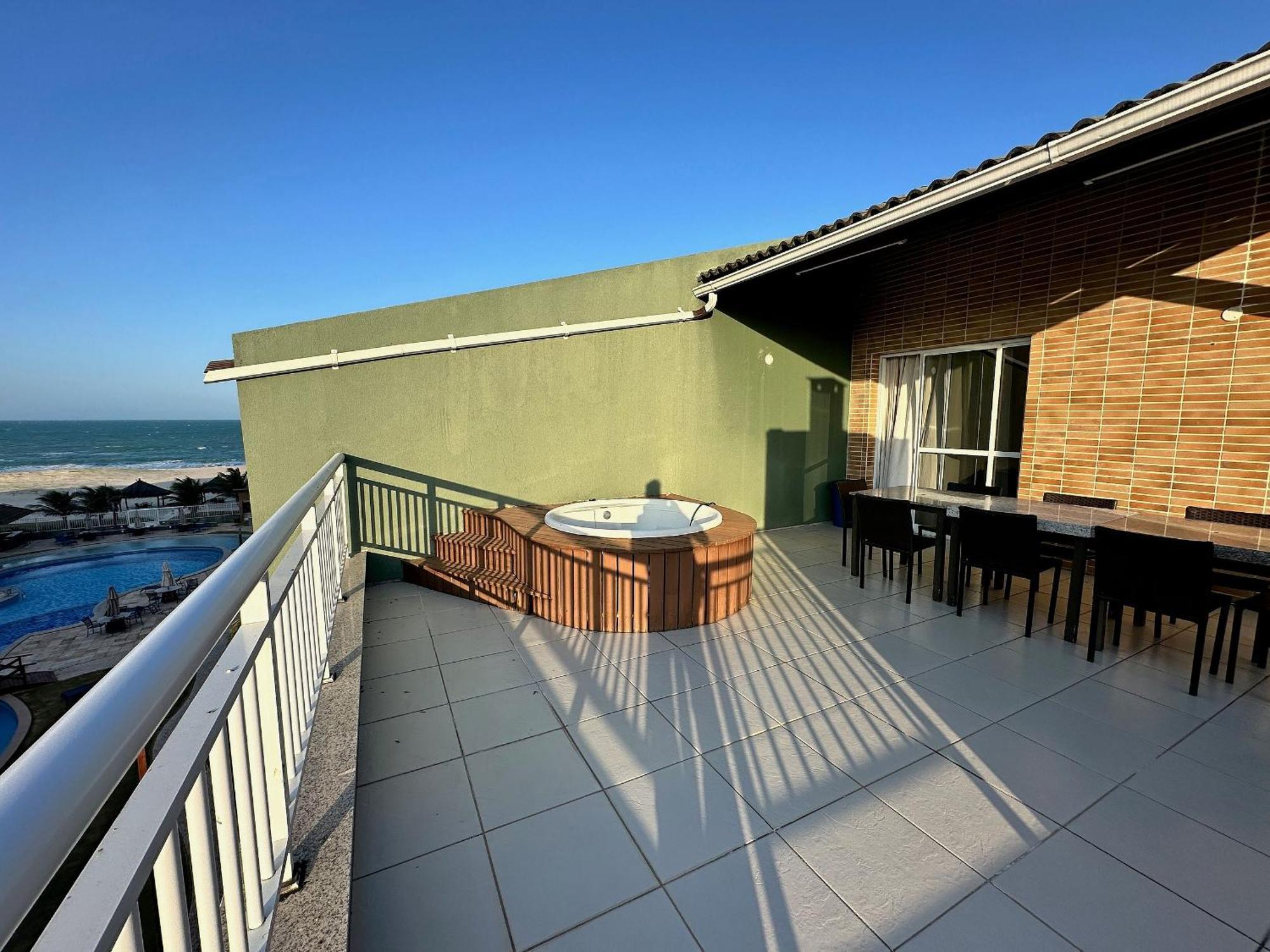 Terramaris - Aptos Vista Mar, Pe Na Areia, Vizinho Ao B Park أكويراز المظهر الخارجي الصورة
