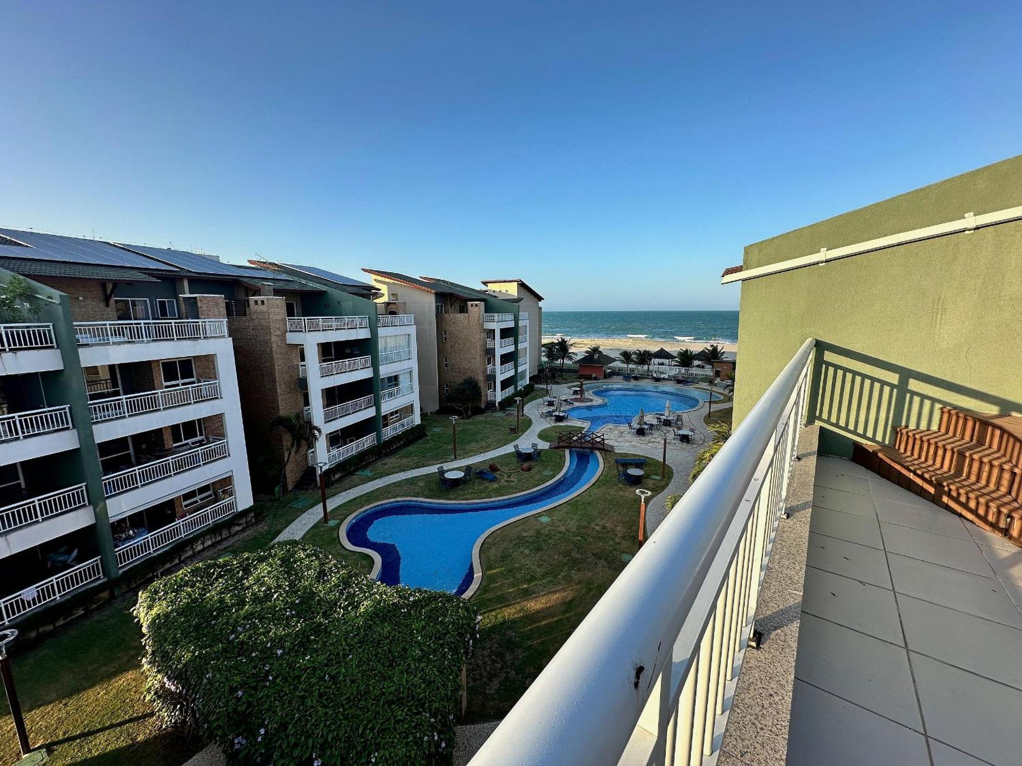 Terramaris - Aptos Vista Mar, Pe Na Areia, Vizinho Ao B Park أكويراز المظهر الخارجي الصورة