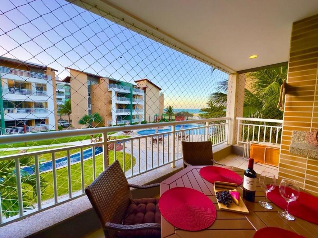 Terramaris - Aptos Vista Mar, Pe Na Areia, Vizinho Ao B Park أكويراز المظهر الخارجي الصورة