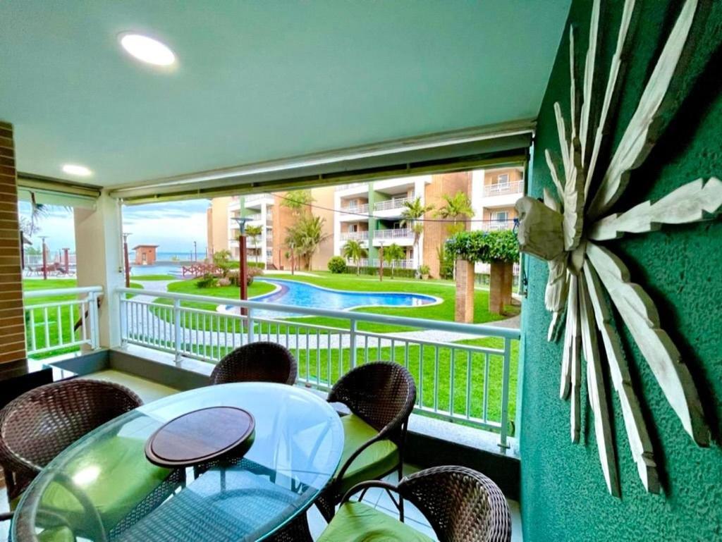 Terramaris - Aptos Vista Mar, Pe Na Areia, Vizinho Ao B Park أكويراز المظهر الخارجي الصورة