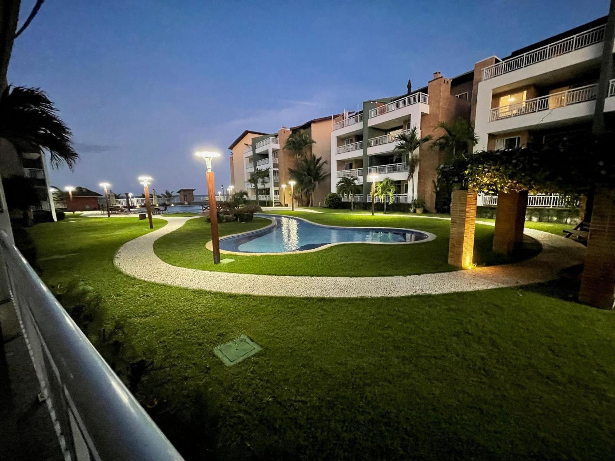 Terramaris - Aptos Vista Mar, Pe Na Areia, Vizinho Ao B Park أكويراز المظهر الخارجي الصورة