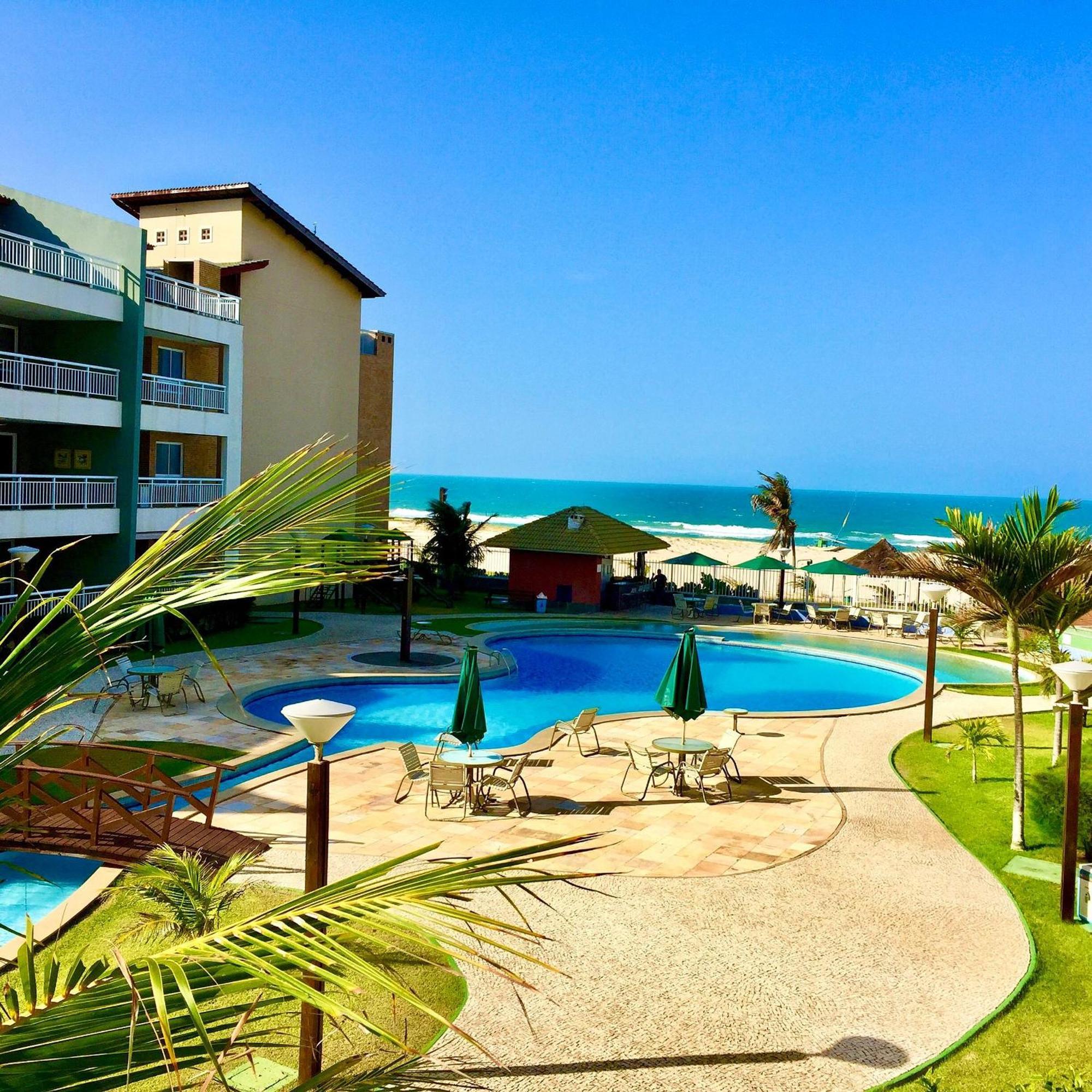 Terramaris - Aptos Vista Mar, Pe Na Areia, Vizinho Ao B Park أكويراز المظهر الخارجي الصورة