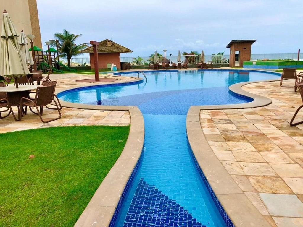 Terramaris - Aptos Vista Mar, Pe Na Areia, Vizinho Ao B Park أكويراز المظهر الخارجي الصورة